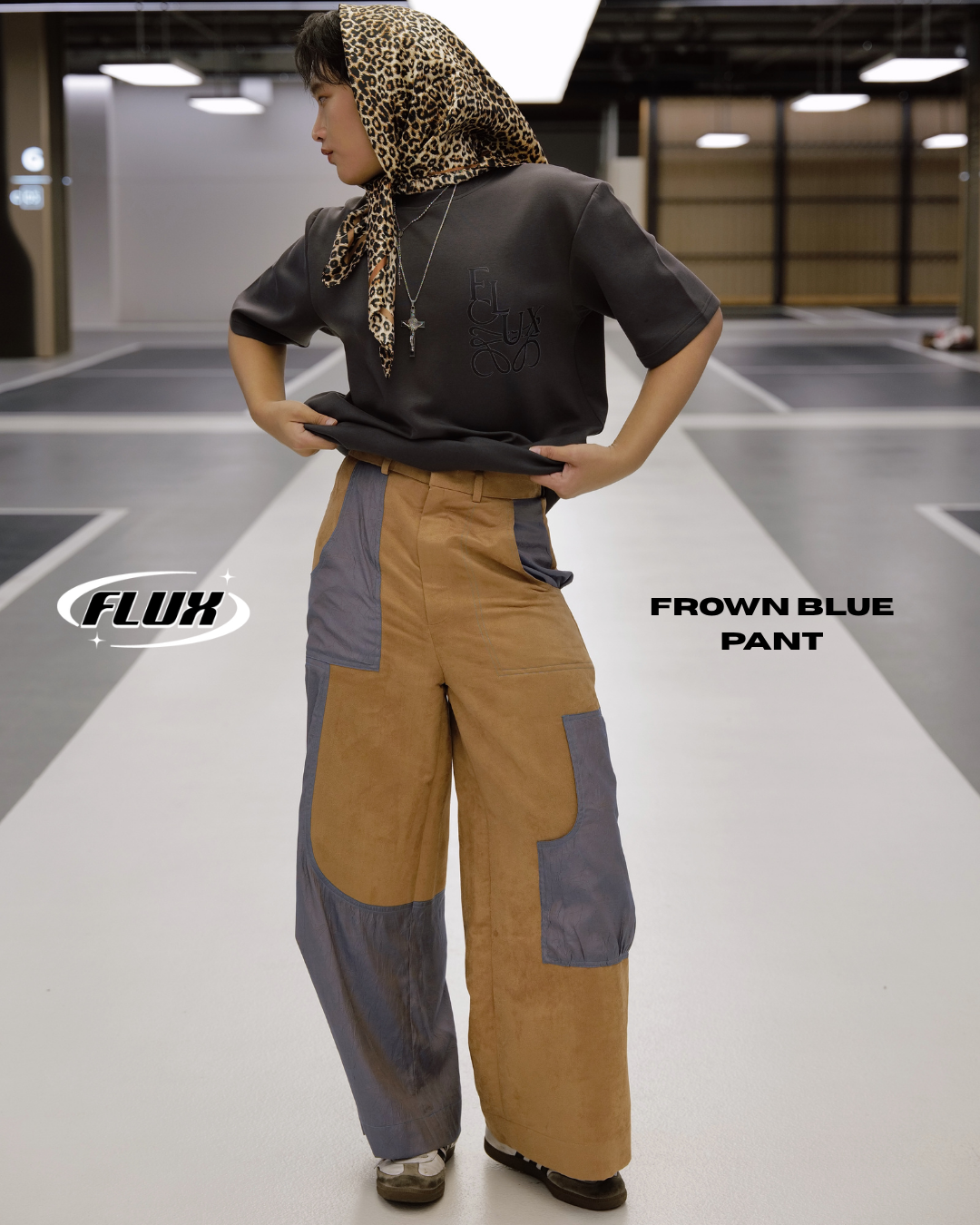 SAAMU FLUX Frown Blue Pant