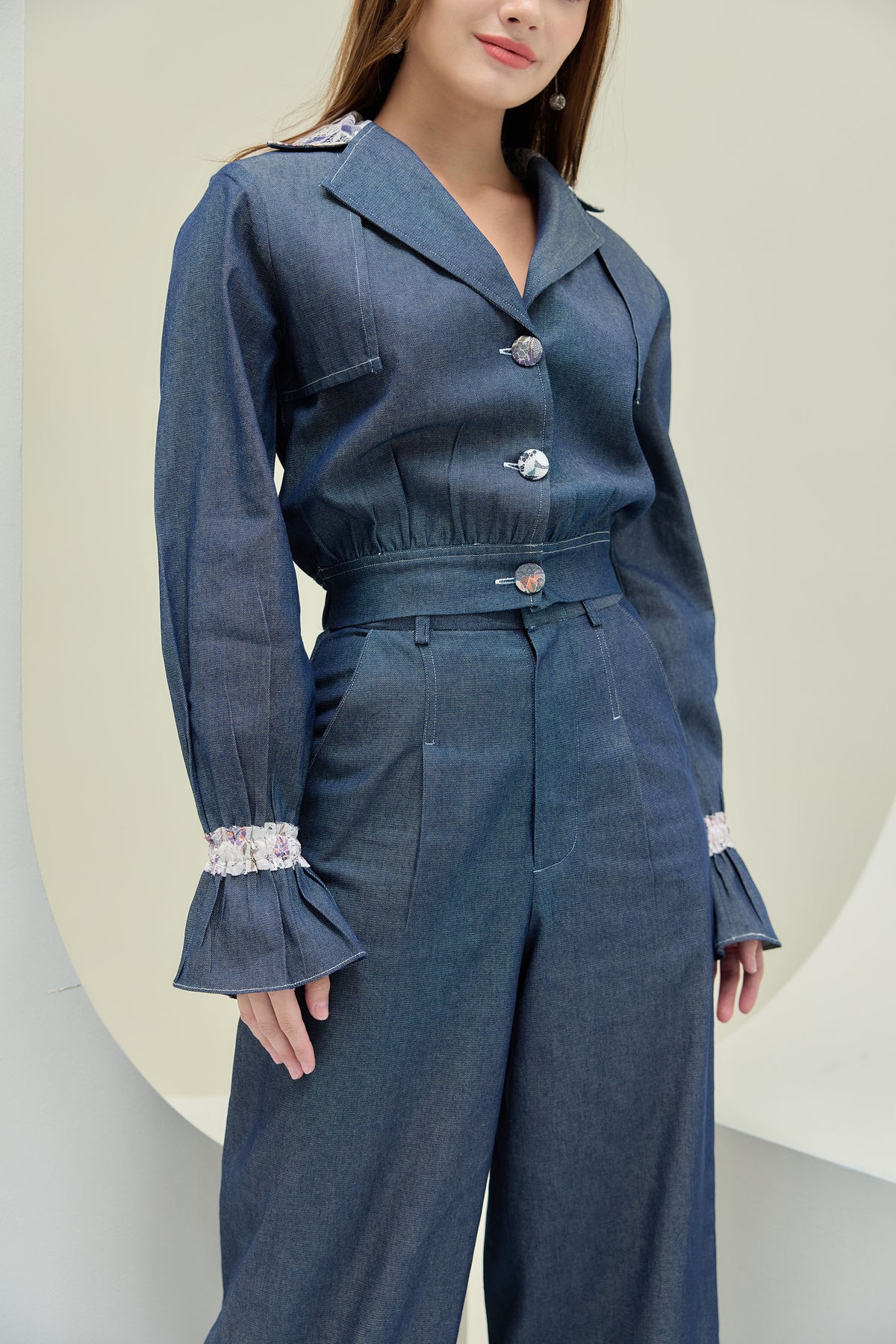 SAAMU ITM Denim Blazer