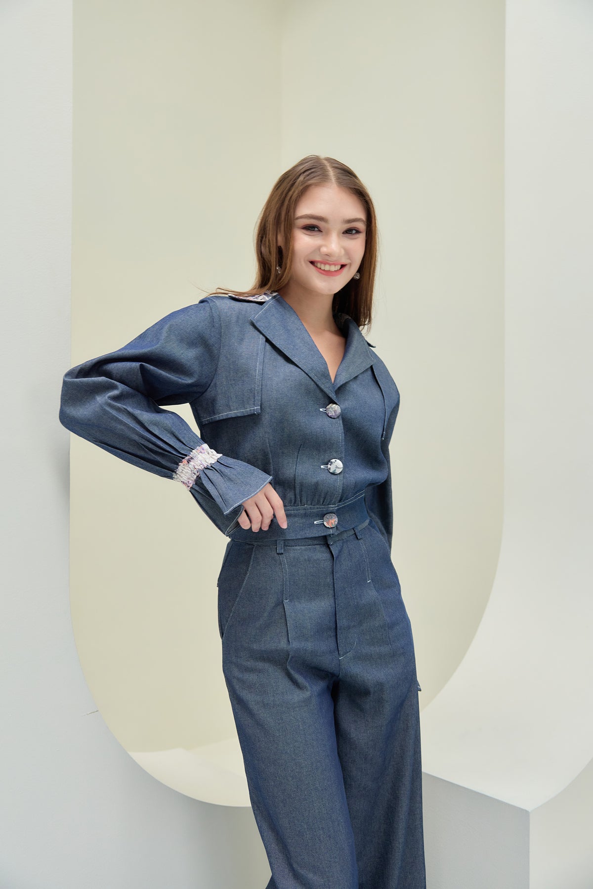 SAAMU ITM Denim Blazer