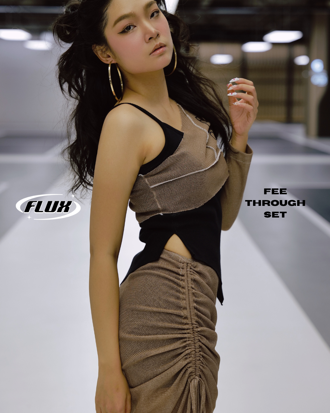 SAAMU FLUX Fee Through Set Brown