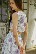 SAAMU ITM Lace Cropped Top