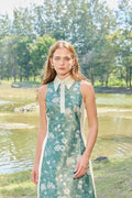 SAAMU EG Sleeveless Shirt Dress