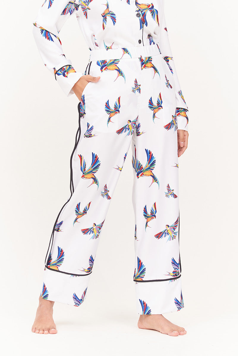 SAAMU PK PJ Long Pants White