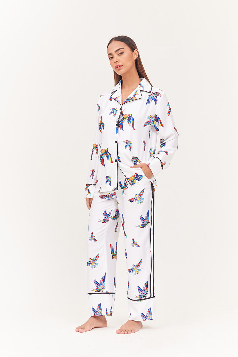 SAAMU PK PJ Long SL White