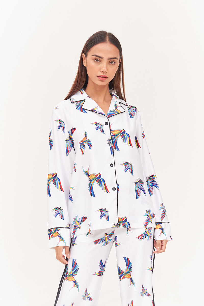 SAAMU PK PJ Long SL White