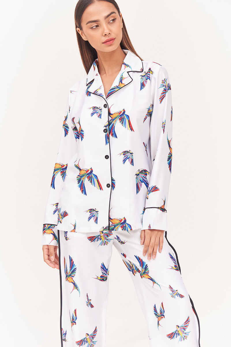 SAAMU PK PJ Long SL White