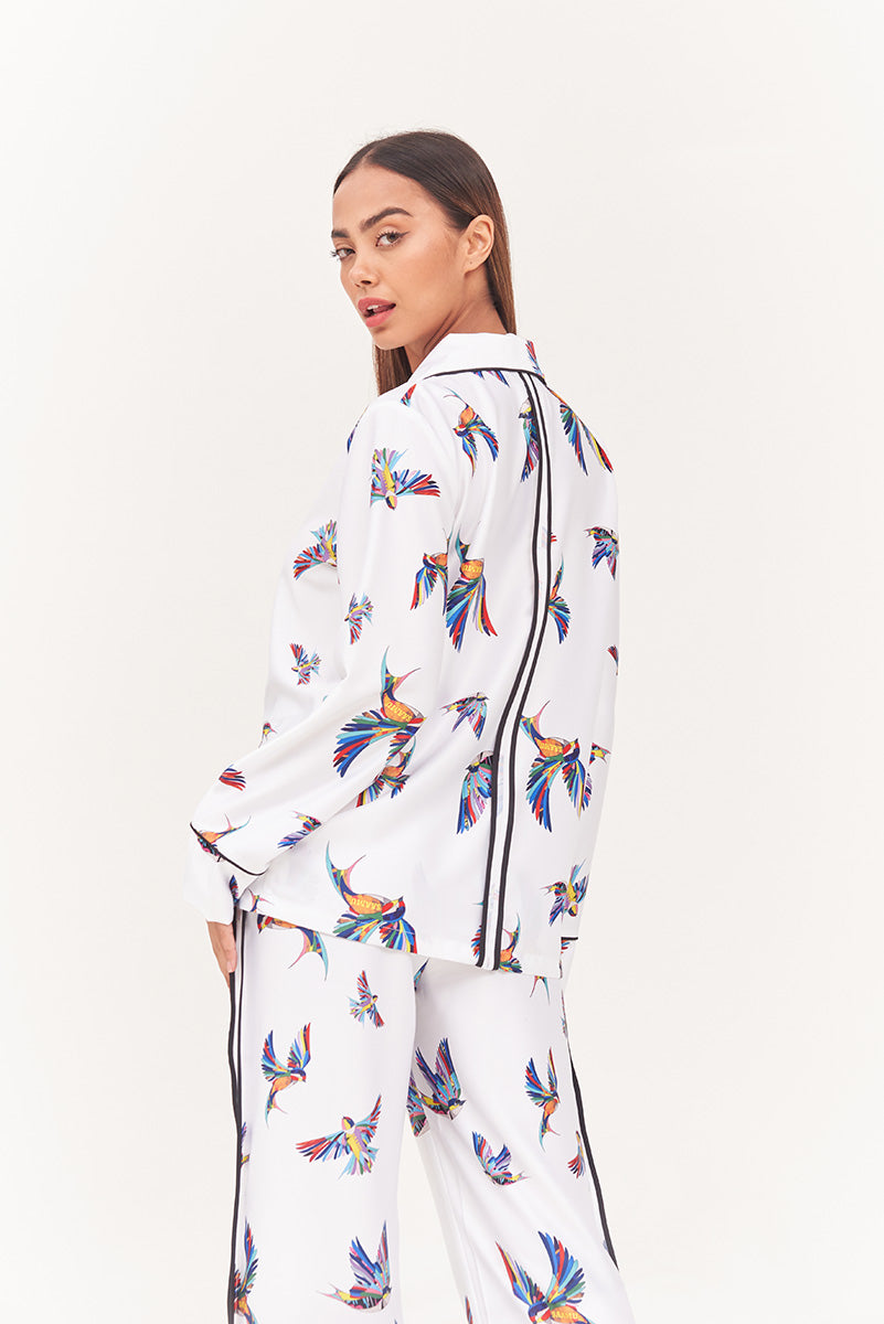 SAAMU PK PJ Long SL White