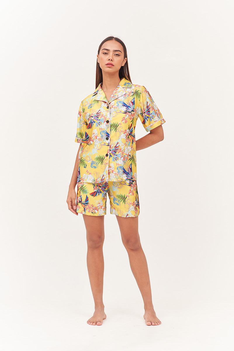 SAAMU PK PJ Short Pants Yellow