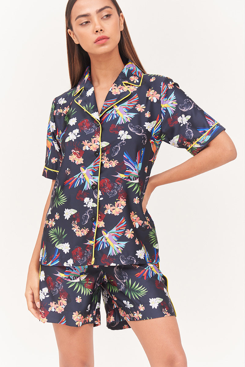 SAAMU PK PJ Short SL Black